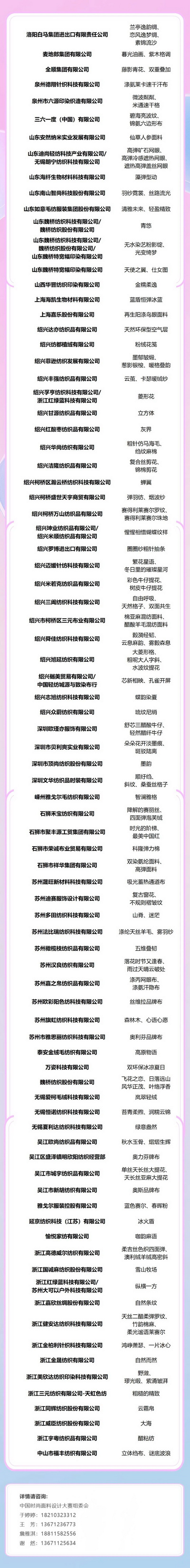 重磅出爐！2025中國時(shí)尚面料設(shè)計(jì)大賽獲獎(jiǎng)名單